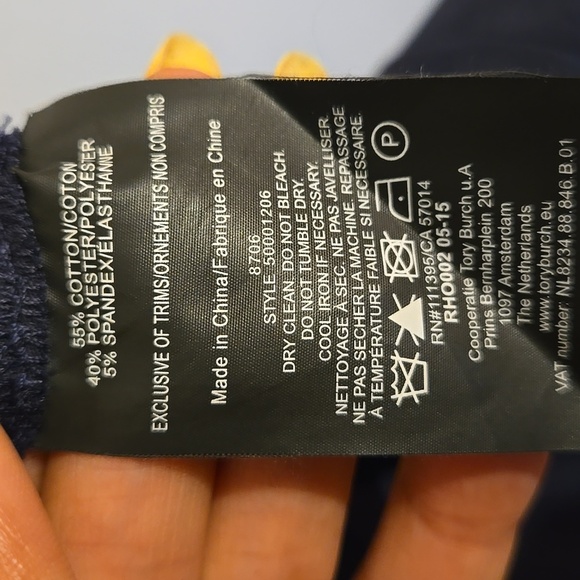 Tory Burch Cotton Stretch Callie Ankle Pants New Without Tag - Picture 13 of 13